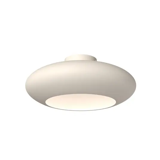 LED stropní svítidlo Aros, bílé, Ø 40 cm, kov, 3 000 K Jen Po Omezenou Doba