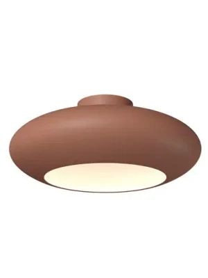 LED stropní svítidlo Aros, měděná barva, Ø 40 cm, kov, 3 000 K Poslední Šance