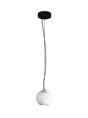 Objednat Nyní Závěsné světlo BASIC TEXTURE, bílé, Ø 12 cm, mramor, GU10