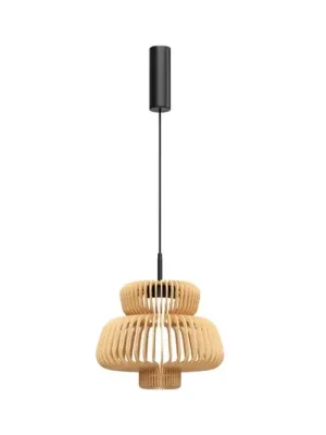 LED závěsné světlo Namiki, Ø 35 cm, dřevo, CCT, 14 W Dokud Zásoby Vydrží