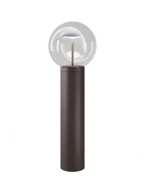 LED osvětlení cesty Velora, hnědé, výška 60 cm, kov/sklo, IP65 Super Cena