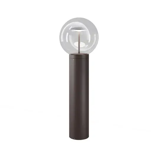 LED osvětlení cesty Velora, hnědé, výška 60 cm, kov/sklo, IP65 Super Cena