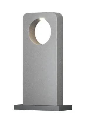 Koupit Online LED osvětlení cesty BETONE, výška 74 cm, šedé, cementové, IP65