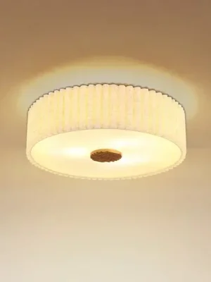 Stropní světlo Jannie, přírodní, plátno, 3 žárovky, Ø 50 cm, E27 Speciální Cena