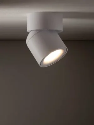 Must-Have Stropní bodové osvětlení Oscar, bílé, hliník, výška 13,5 cm, GU10