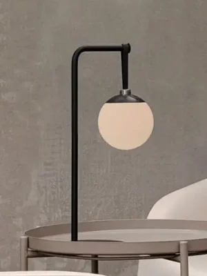 Akční Nabídka Dyberg Larsen LED dekorativní lampa na akumulátor Odin, černá/bílá, IP44