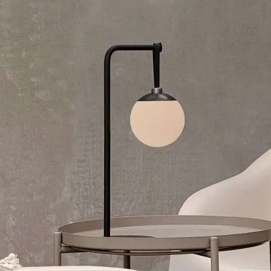 Akční Nabídka Dyberg Larsen LED dekorativní lampa na akumulátor Odin, černá/bílá, IP44
