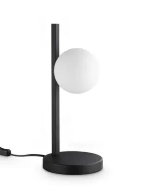 Stolní lampa IDEAL LUX Binomio, černá, výška 38 cm, kov Horká Nabídka