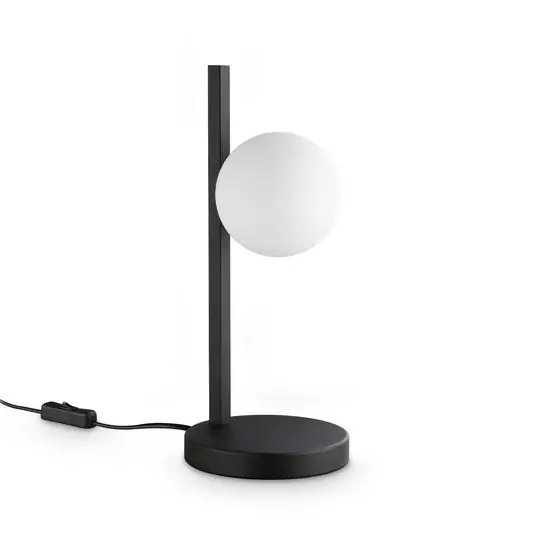 Stolní lampa IDEAL LUX Binomio, černá, výška 38 cm, kov Horká Nabídka