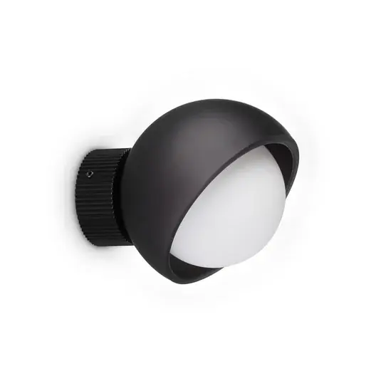Nejlepší Cena Nástěnné světlo IDEAL LUX Bloom, černá, Ø 12 cm, kov
