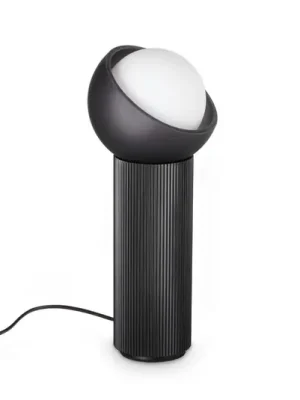 Stolní lampa IDEAL LUX Bloom, černá/tmavě šedá, výška 27 cm Rychlé Dodání
