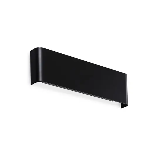 Top Prodej Nástěnné světlo IDEAL LUX Delta, černé, šířka 30 cm, 4 000 K
