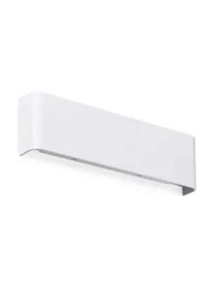 Nástěnné světlo IDEAL LUX Delta, bílé, šířka 30 cm, 4 000 K Autentický