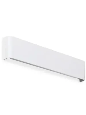 Zlevněný Nástěnné světlo IDEAL LUX Delta, bílé, šířka 41 cm, 3 000 K
