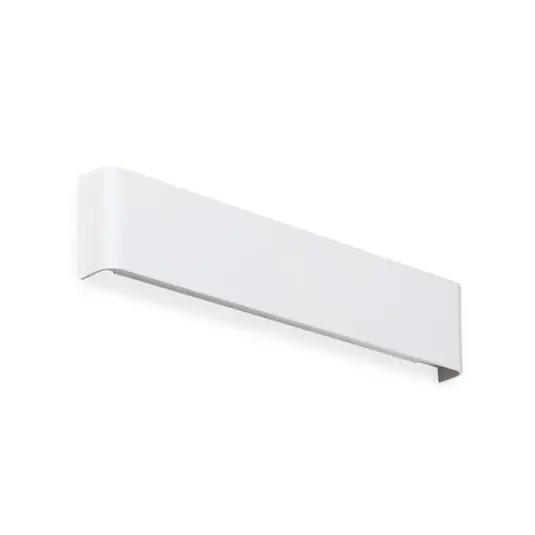 Zlevněný Nástěnné světlo IDEAL LUX Delta, bílé, šířka 41 cm, 3 000 K