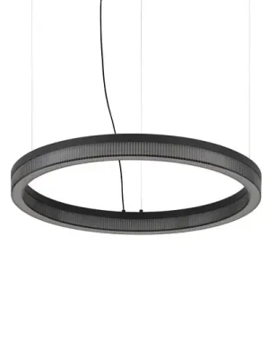 Nakupujte Hned Závěsné světlo IDEAL LUX LED Crown, průměr 60 cm, černá, kov