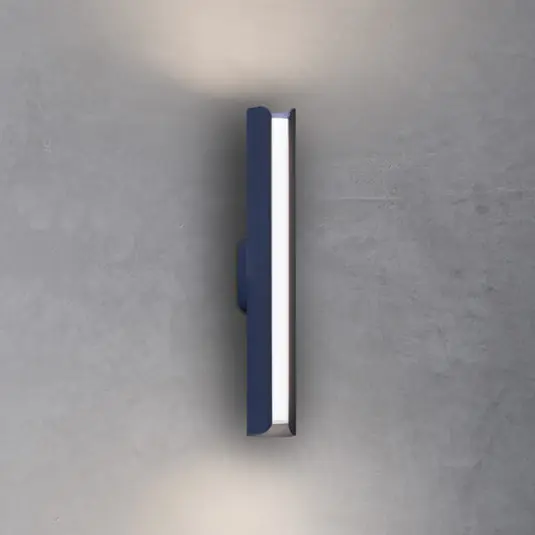 Nástěnné světlo IDEAL LUX Dorica, modrá, výška 30 cm, kov Přímo Od Výrobce