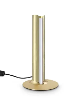 LED stolní lampa IDEAL LUX Dorica, v barvě mosazi, výška 25 cm Odeslání Ihned