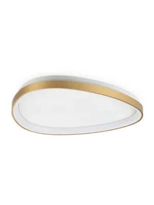 LED stropní svítidlo IDEAL LUX Gemini, mosaz, 61 cm, 2700 K, zap/vyp Akční Cena