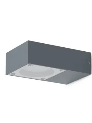 Venkovní nástěnné svítidlo IDEAL LUX Sirio, antracitová, šířka 10 cm, kov Značkový