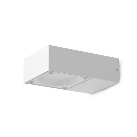 Vysoce Kvalitní Venkovní nástěnné svítidlo IDEAL LUX Sirio, bílá, šířka 10 cm, kov