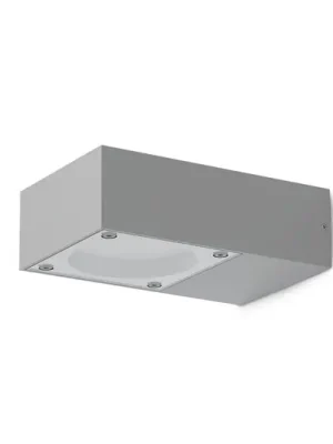 Kup Teď Venkovní nástěnné svítidlo IDEAL LUX Sirio, šedá, šířka 10 cm, kov
