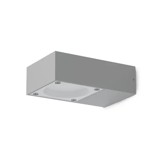 Kup Teď Venkovní nástěnné svítidlo IDEAL LUX Sirio, šedá, šířka 10 cm, kov