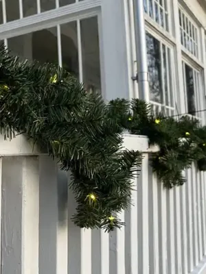 LED řetěz Ottawa, zelený, teplá bílá, 80 žárovek, 5 m, časovač Nakupujte Hned