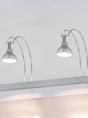 Zrcadlová lampa Paulmann Galeria, chrom, 30 cm, sada 2 ks, GU5.3 Zlevněný