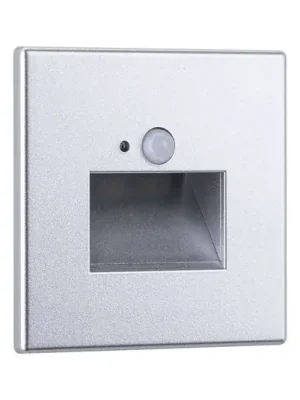 Zapuštěná nástěnná LED lampa Paulmann Edge Quadro Square, matná chromová Horká Nabídka