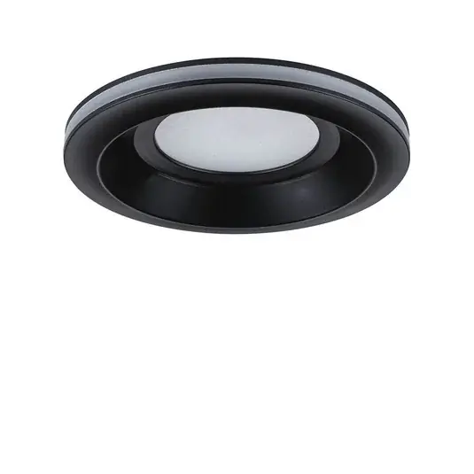 Oblíbený LED podhledové svítidlo Paulmann Sormus, černé, Ø 10 cm, IP65, sada 3 ks