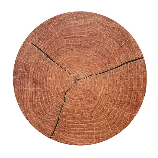 Levný LED nástěnné světlo Havana M, dřevo/kov, Ø 34 cm, IP44