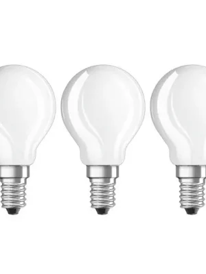 Žárovka LED E14 4W, bílá, 470 lumenů, sada 3ks Časově Omezené