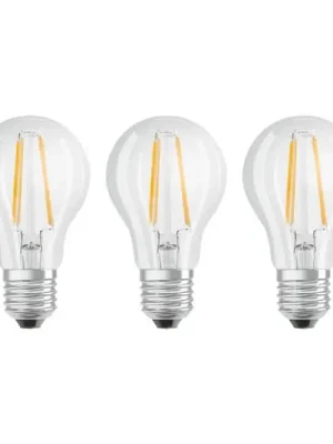 Originální OSRAM LED žárovka E27 Classic 840 6,5W čirá 3ks