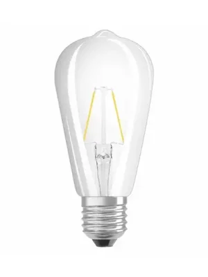 Nejprodávanější OSRAM LED žárovka E27 2,5W Rustica 827 čirá
