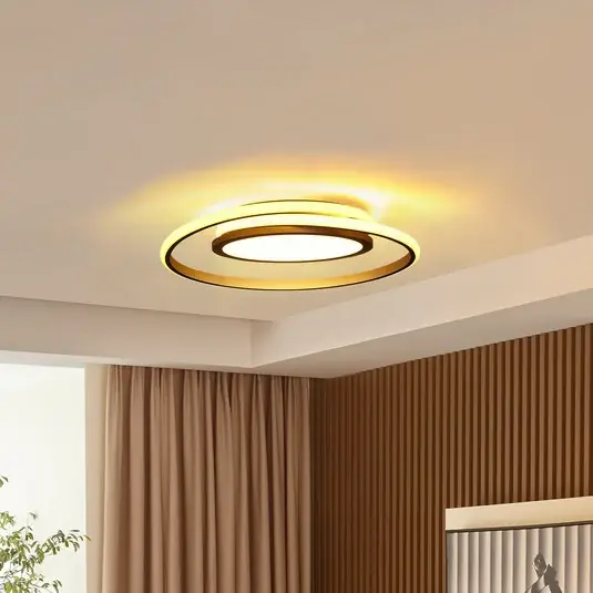 Stropní svítidlo Lucande LED Noud, 49 cm, stříbrná, hliník, stmívatelné Objednat Nyní