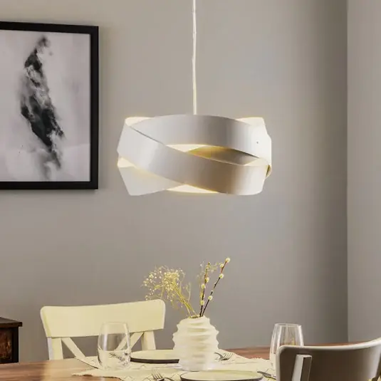 Závěsné světlo Tornado Ø 40 cm bílé Must-Have