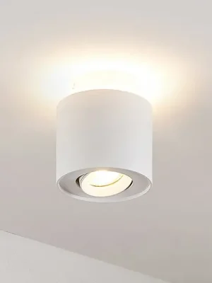 Vysoce Kvalitní Stropní svítidlo Arcchio Walisa, Ø 10 cm, bílé, kov, GU10