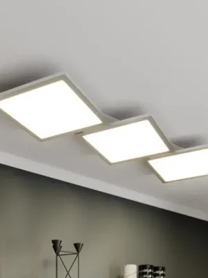 Stropní svítidlo Lucande LED Ilira, 3 světla, stříbrné, CCT, stmívatelné Speciální Cena
