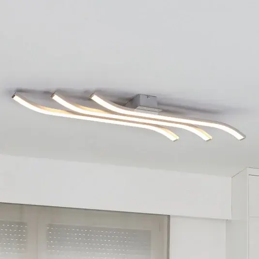 Akční Nabídka LED stropní svítidlo Largo 3zdr. 83 cm hliník