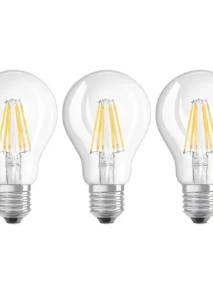 LED žárovka filament E27 7 W, teplá bílá, sada 3 ks Kup Teď