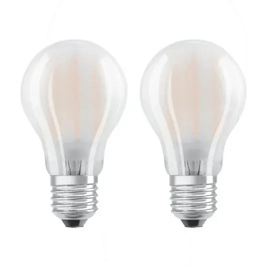 Koupit Online OSRAM LED žárovka E27 6,5W teplá bílá v sadě 2ks