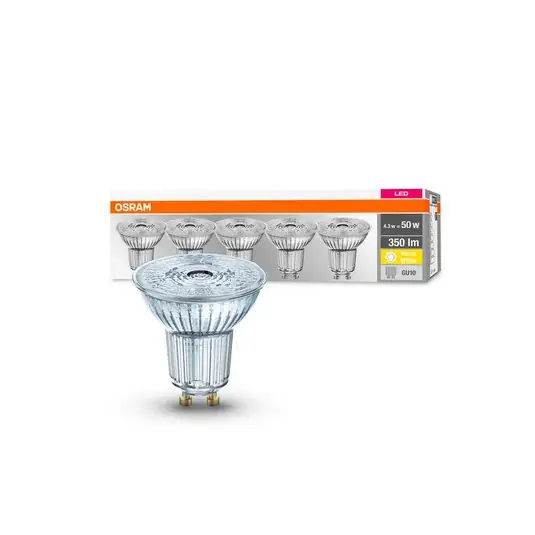 Nová Kolekce OSRAM LED reflektor GU10 4,3W 36° 2 700K 350lm 5ks