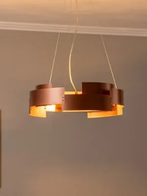 Finální Výprodej Závěsné světlo Tori, měď