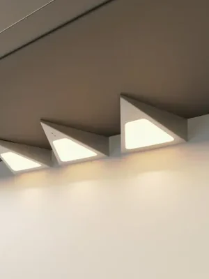Oblíbený Prios Odia LED podsvícení, nerezová ocel, 3-fl.