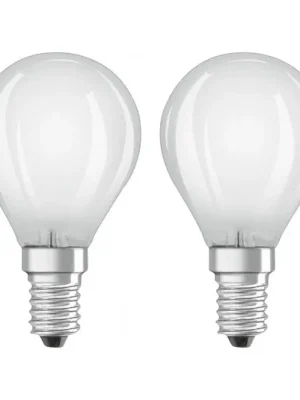 Poslední Šance OSRAM LED kapková žárovka E14 4W teplá bílá 2ks
