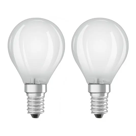 Poslední Šance OSRAM LED kapková žárovka E14 4W teplá bílá 2ks