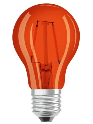 OSRAM LED E27 Star Décor Cla A 2,5W, oranžová Hit Sezóny