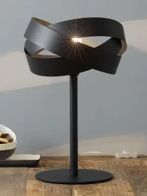 Tovární Cena Stolní lampa Tornado černá
