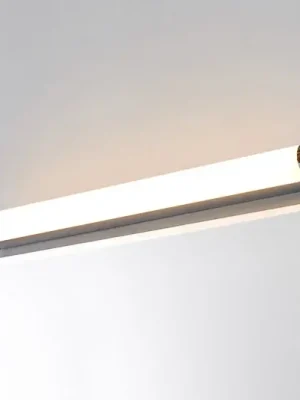 Akční Cena Nástěnné svítidlo Lindby LED Philippa, zaoblené, 58 cm, chrom, IP44